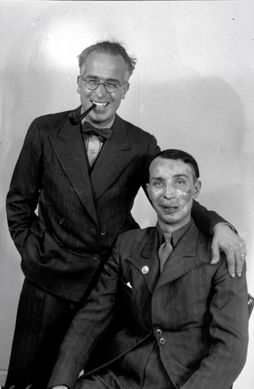 Pere Gabarró i Garcia (1899-1980) i pacient anglès, ca. 1940.