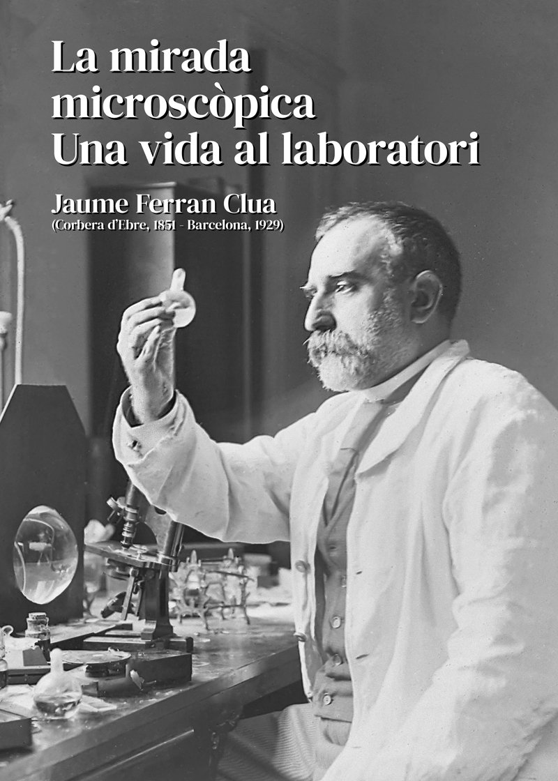 Jaume Ferran al seu laboratori de Tortosa, on va estar de 1877 a 1884. [Arxiu Salvador Tió]